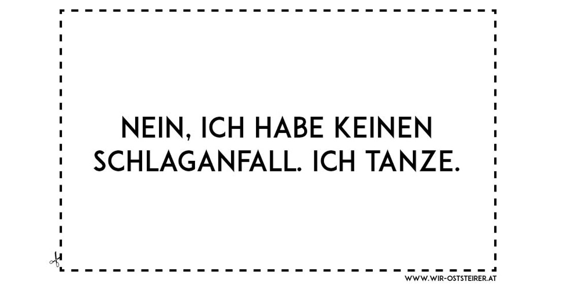 Ausdrucken, ausschneiden und auch besoffen effektiv kommunizieren