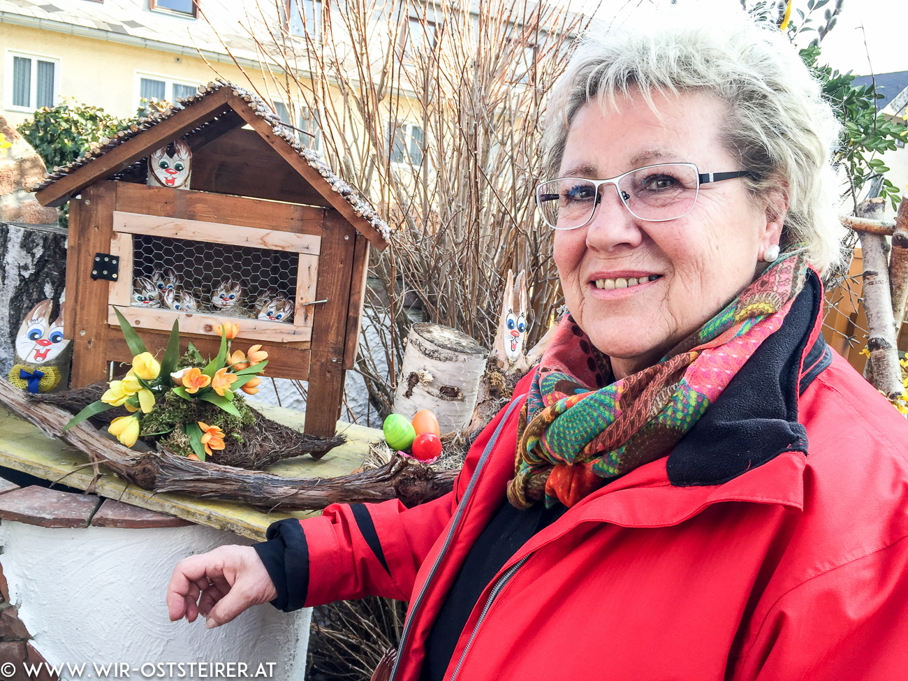 Hier kommen die Osterhasen her, und diese Frau ist die „Hasenzüchterin“