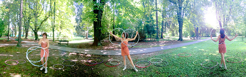 Schwing die Hüften, Baby! Hoop Dance ist das neue Yoga