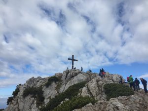 hochlantsch gipfel gipfelkreuz berg wandern steiermark